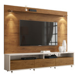 Rack Com Painel Para Tv 50 55 65 Polegadas 180 Cm Madeiro