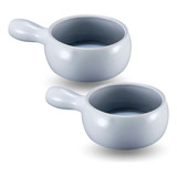 Set X2 Taza De Cerámica Con Asa Tazon Cocina X2 Unid Horno