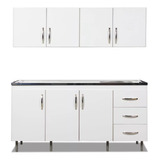 Combo Mueble Cocina Bajo Mesada Ricchezze Arco 160 + Alacena