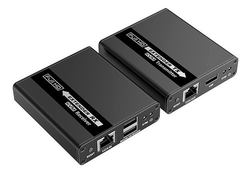 Kit Extensor Kvm De Video Hdmi Y Puerto Usb 1080p 70 Mts