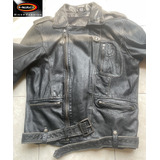 Chamarra De Cuero Alemana Marca Held Vintage Leather Jacket