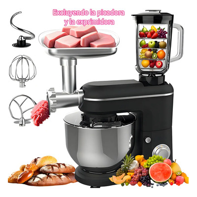 Marhynchus Batidora De Pedestal 700w Multifuncional Para Cocina 30000r Color Negro Excluyendo La Picadora Y La Exprimidora