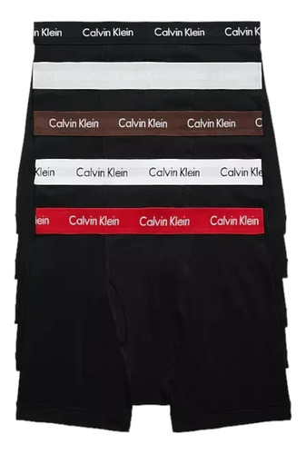 Boxer Calvin Klein 5 Pack Brief Algodón Nb1899923 Originales