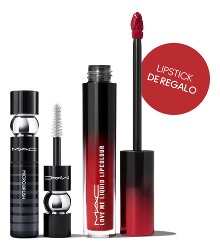 Macstack Micro Mascara B. + Love Me Liq Lipcolour De Regalo