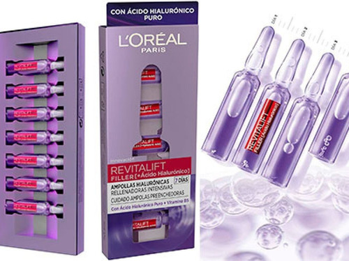 Ampollas Loreal Paris Revitalift Filler Ácido Hialurónico 7u