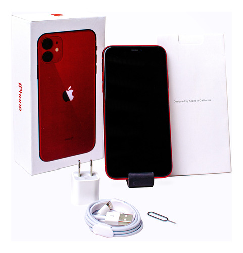 Apple iPhone 11 64 Gb Rojo Con Caja Original Accesorios [grado A]