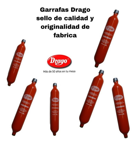 Garrafa Sifón Drago/ Rifles/ Co2 / Pcp / Shark Drago Oeste