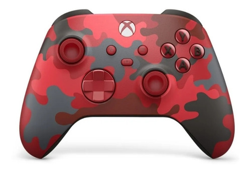 Control Xbox One Original Rojo Edicion Daystrike Camo