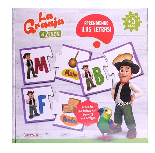 Juego De Mesa Aprendiendo Las Letras La Granja De Zenon 