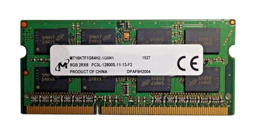 Memoria Ram Micron 8gb (1x8gb) Ddr3 Ddr3l Para Portatil/mac