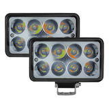 2 Faros Bicolor 16 Leds 64w Trailers/camiones/jeep Tunelight