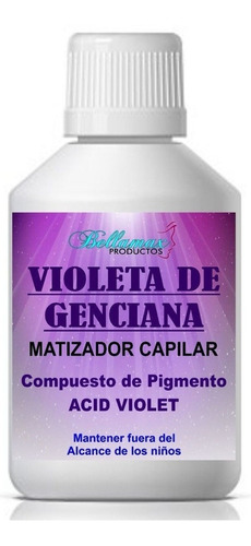 Matizador Capilar Violeta De Genciana Bellamax 100ml