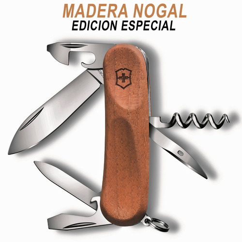 Navaja Suiza Victorinox Evolution Wood Edicion Madera Nogal