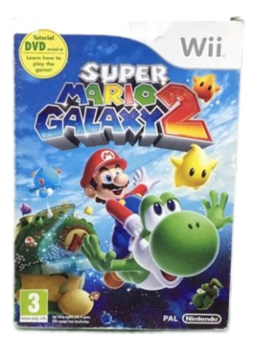 Nintendo Wii Jogo Super Mario Galaxy 2 Pal Euro Ler A Descri
