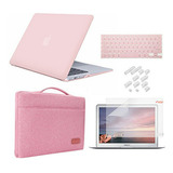 Carcasa Para Macbook 12 , Bundle 5 En 1, Rosa Cuarzo