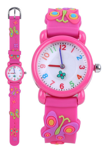 Reloj Impermeable De Dibujos Animados Para Niños Con Bonito