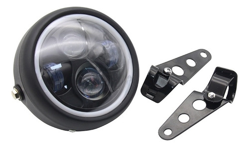 Faro Led De Motocicleta Para Sportster Cafe Racer Bobber