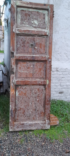 Puerta De Cedro Usada 2,18 Alto X 72 Ancho X 4,5 Ctms.