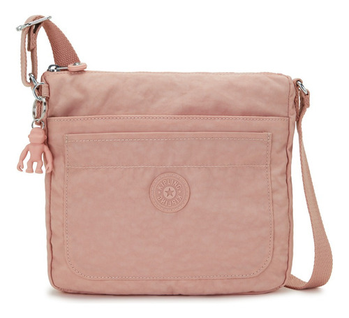 Bolsa Crossbody Kipling Original Nueva Color Tender Rose Diseño De La Tela Liso