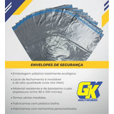 Pack 100 Saco Plastico De Roupa Correio Grosso 60x80