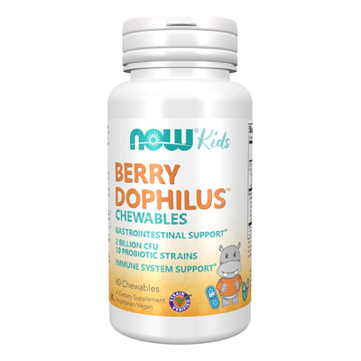 Suplementos Now Berrydophilus 60 Chewables Probiótico 2b