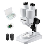 Microscopio Con 10 Diapositivas Para Estudiantes Aomekie