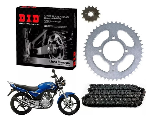 Kit Transmision Did Brasil Yamaha Ybr 125 Rpm925 Rpm925