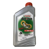 Aceite Semisintetico P/moto Actevo 4t 20w50 1lt X16u Castrol
