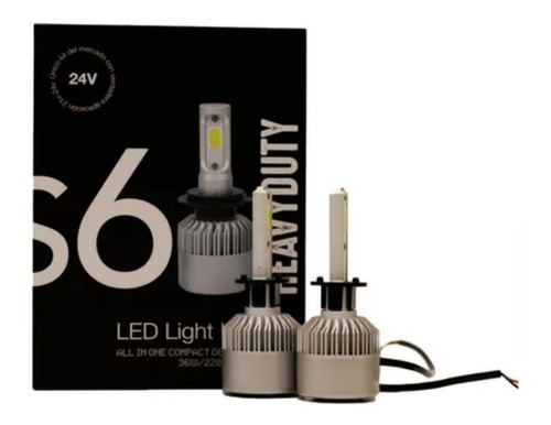 Kit De Led Heavy Duty 24v Camiones Micros H1 H3 H7 H11 9006