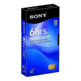 Caset Sony Vhs T-120 Premium 6hrs
