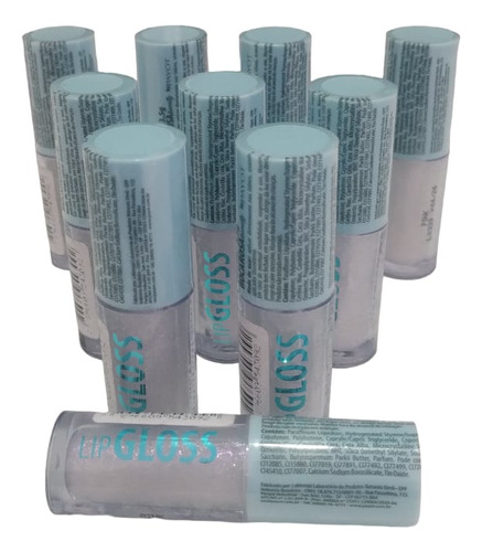 Gloss Boca Rosa Hidratante E De Longa Duração Kit 10 Unidade