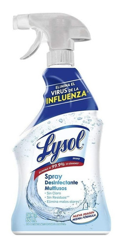 Spray Atomizador Lysol Desinfectante Multiusos 650 Ml