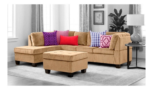 Sala Brynn Haspe Beige Derecho Sofa Pieza Sillon Sala