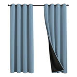 100 Blackout Curtains 72 Inch Length For Bedroom  Thick...