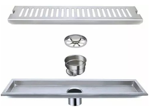 Acero Inox Coladera Para Baño Accesorio Para Baño 40*10cm