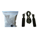 Pack Entrenamiento, Magnesio 150g + Cuerda Para Saltar 