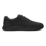 Tenis Flexi Para Hombre Estilo 413014 Negro