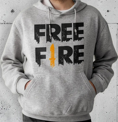 Sudadera Con Gorra Y Cangurera Free Fire Rasearte