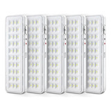 Kit 5 Luminária De Emergência 30 Leds Elgin