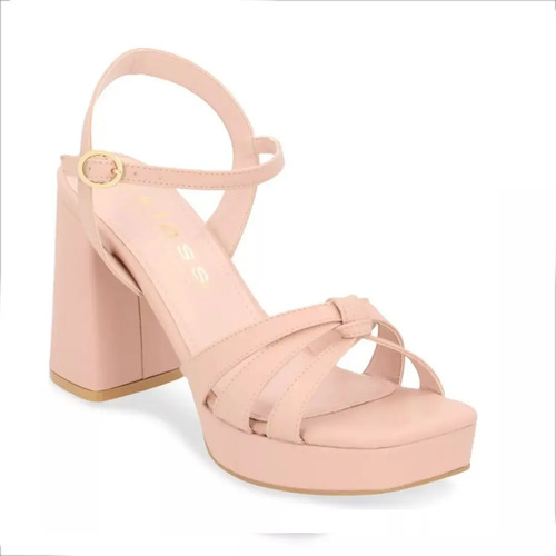 Sandalia Zapatilla Abierta Mujer Maquillaje 10cm 087-94 Ckla