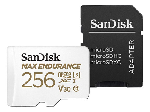 Sandisk Tarjeta Memoria Máxima Durabilidad 256gb + Adaptador