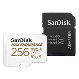 Sandisk Tarjeta Memoria Máxima Durabilidad 256gb + Adaptador