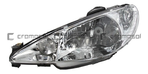 Óptica Peugeot 206 2004 2006 2008 2010 2012 Vidrio Liso Izq