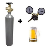 Tubo Co2 1/2 Mt3 = 2,5 Kg + Regulador P/ Carbonatar Cerveza