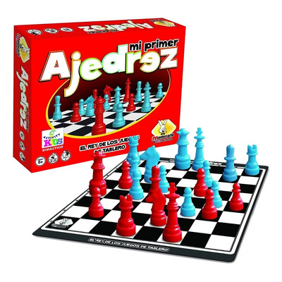 Ajedrez Mi Primer Juego Estrategia Novedades Montecarlo Español Tablero Cartón | MercadoLibre