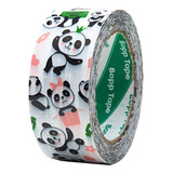 Cinta De Embalaje Panda Para Sellar Cajas De Cartón, Regalo