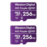 2 Cartao De Memoria Micro Sd 256gb 128tbw P/ Cftv Intelbras