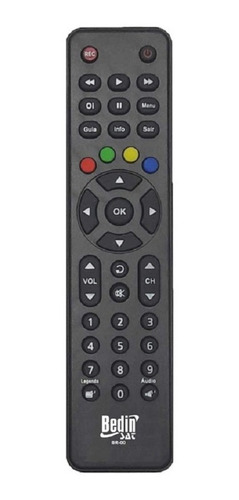 Controle Remoto Receptor Oi Tv Hd Bedin Sat Br-00