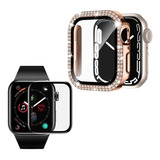 Case De Lujo Para Apple Watch + Protector Pantalla Premium