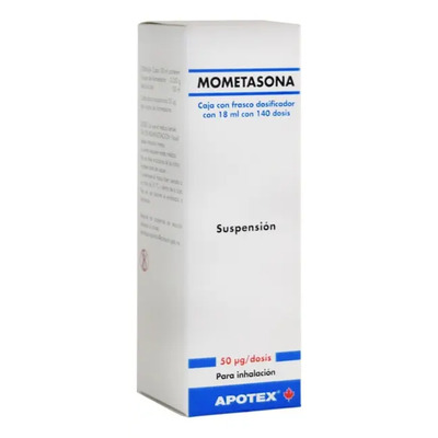 Mometasona Suspensorio Para Inhlacion Nasal 0.05% Frasco 18 Ml. Con 140 Dosis De 50 Mcg. Apotex | MercadoLibre
